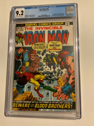 Iron Man 55 CGC 92 FIRST THANOS