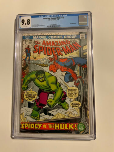 The Amazing SpiderMan 119 CGC 98 WP HIGHEST GRADE