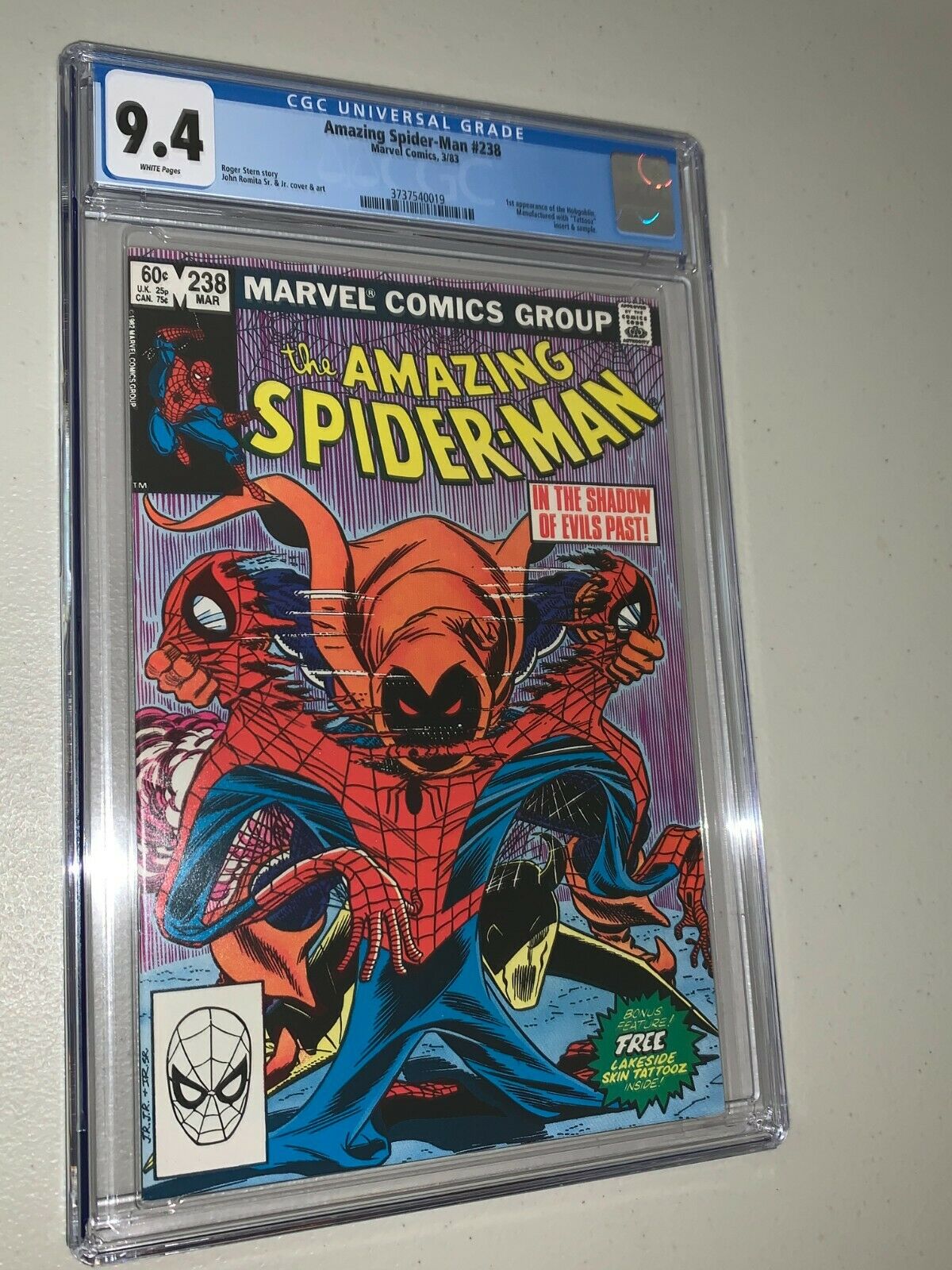 Amazing SpiderMan 238 CGC 94 1st Appearance Hobgoblin