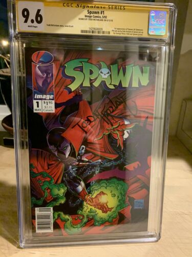 Spawn 1  NEWSSTAND EDITION  CGC Signature Series 