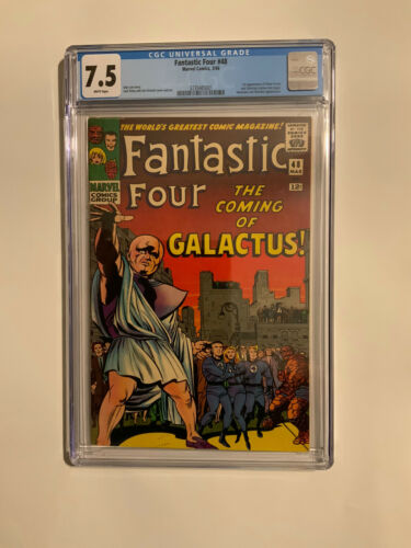 FANTASTIC FOUR 48 FIRST SURFER CGC 75 WHITE PAGES