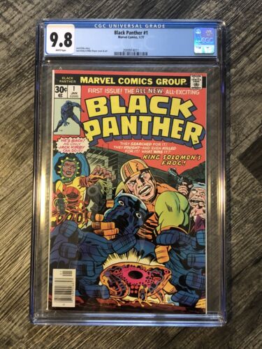 Black Panther 1 CGC 98 WHITE PAGES Marvel 1977 Jack Kirby Wakanda TChalla