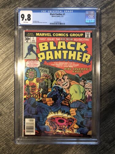 Black Panther 1 CGC 98 WHITE PAGES Marvel 1977 Jack Kirby Wakanda TChalla
