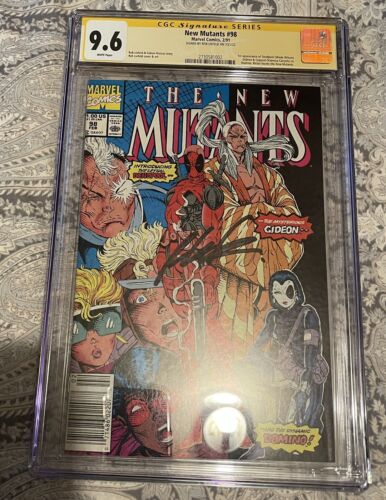 The New Mutants 98 Newsstand CGC 96 Signature Series Liefeld  1st Deadpool