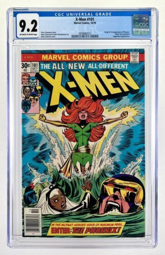 XMen 101 CGC 92  1st Appearance of Phoenix Jean Grey  Classic Byrne Cover