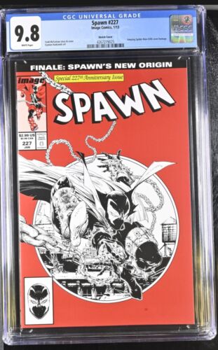 SPAWN 227 CGC 98 TODD McFARLANE SKETCH VARIANT 2013 1ST PRINT ASM 300 HOMAGE