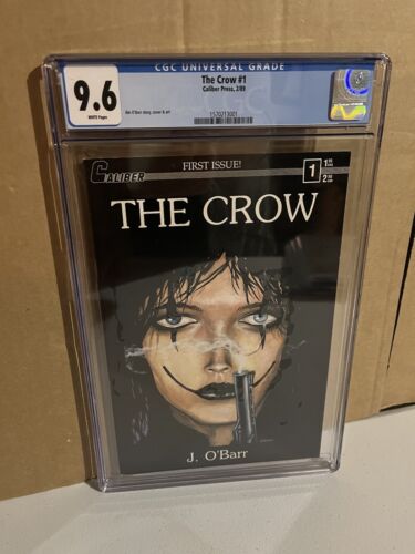 The CROW 1 CGC 96 1st SOLO Title2nd App The CROW1989 James OBarr