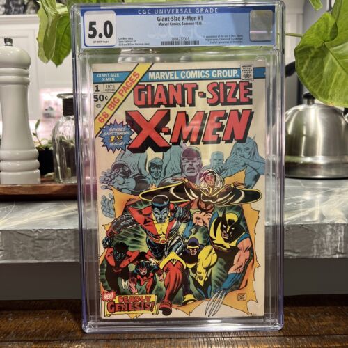 Giant Size XMen 1 1975 1st Appearance New XMen CGC 50  2nd App Wolverine