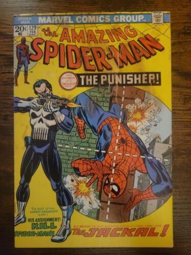 The Amazing SpiderMan 129 1974 First Appearance Of The Punisher
