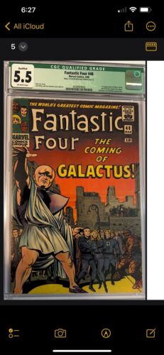 Fantastic Four 48 CGC 55 Qualified 1st Silver Surfer