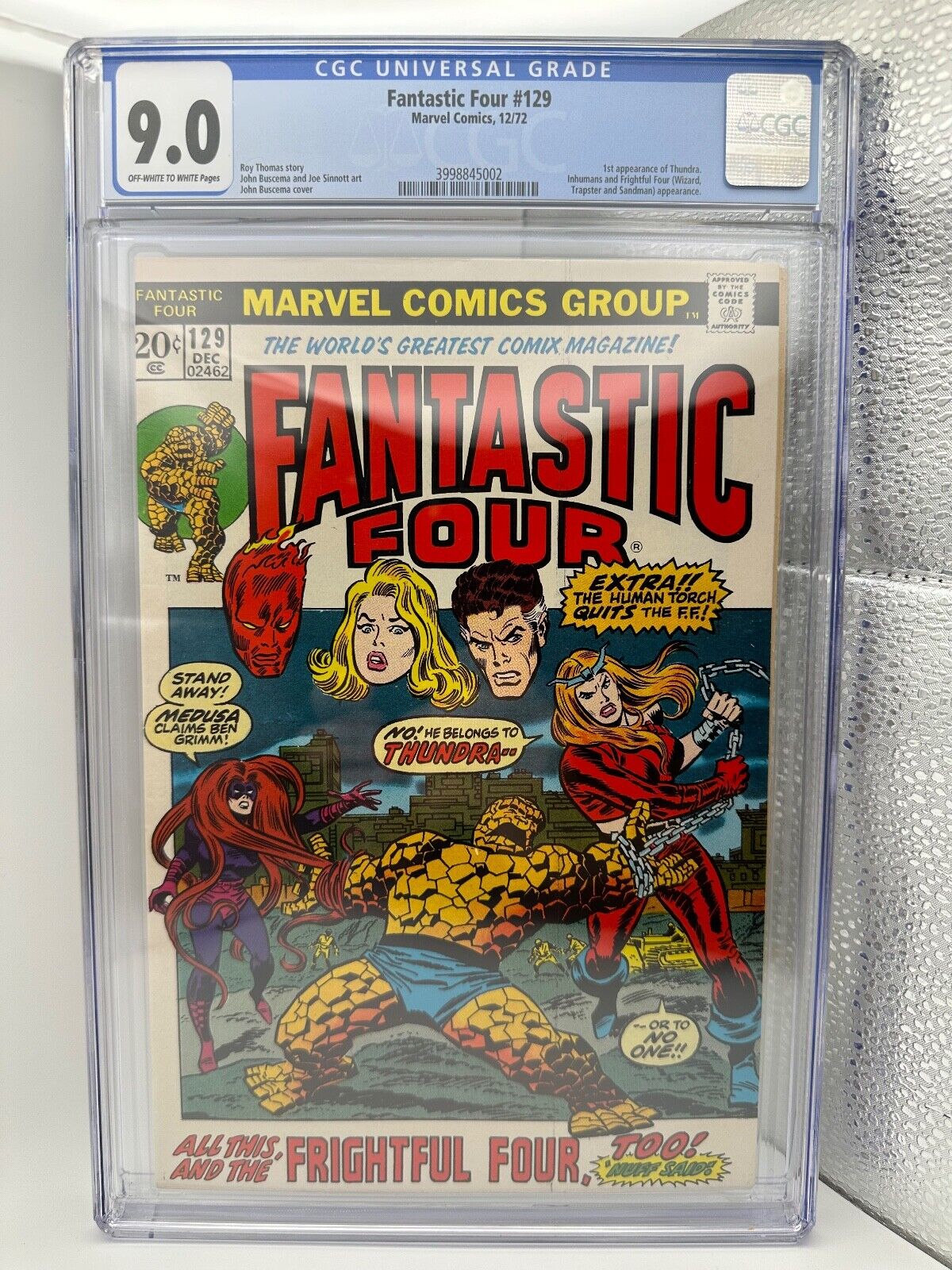 Fantastic Four 129  CGC 90  1st Appearance of Thunder