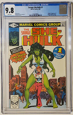 The Savage SheHulk 1 1980 Marvel CGC 98 NMMT Origin and 1st App Stan Lee