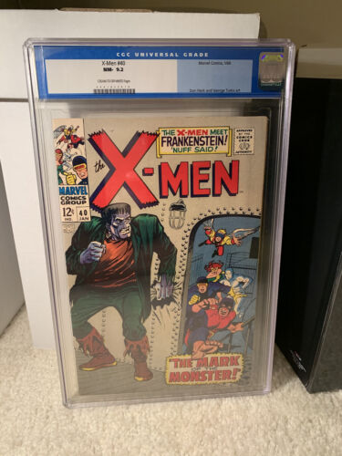 XMen 40 CGC 92 1st app Frankenstein Monster in Marvel Original Blue Label