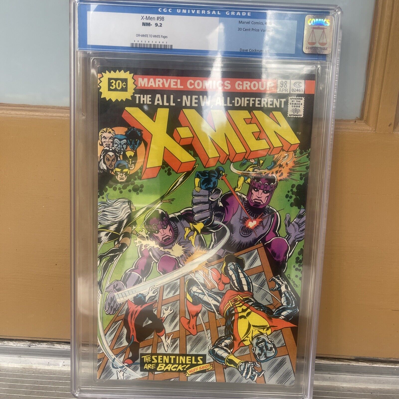 Uncanny XMen 98 CGC 92 1976 OLD LABEL 30 Cent Variant