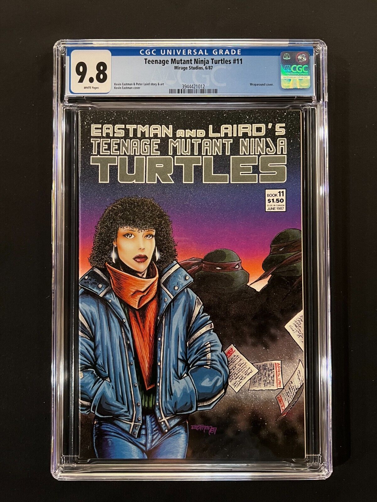 Teenage Mutant Ninja Turtles 11 CGC 98 1987  RARE 1 of 9 CGC 98 copies