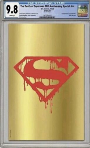 DEATH OF SUPERMAN 30TH ANNIVERSARY Gold Foil CGC 98 PreOrder  Only 300 Print