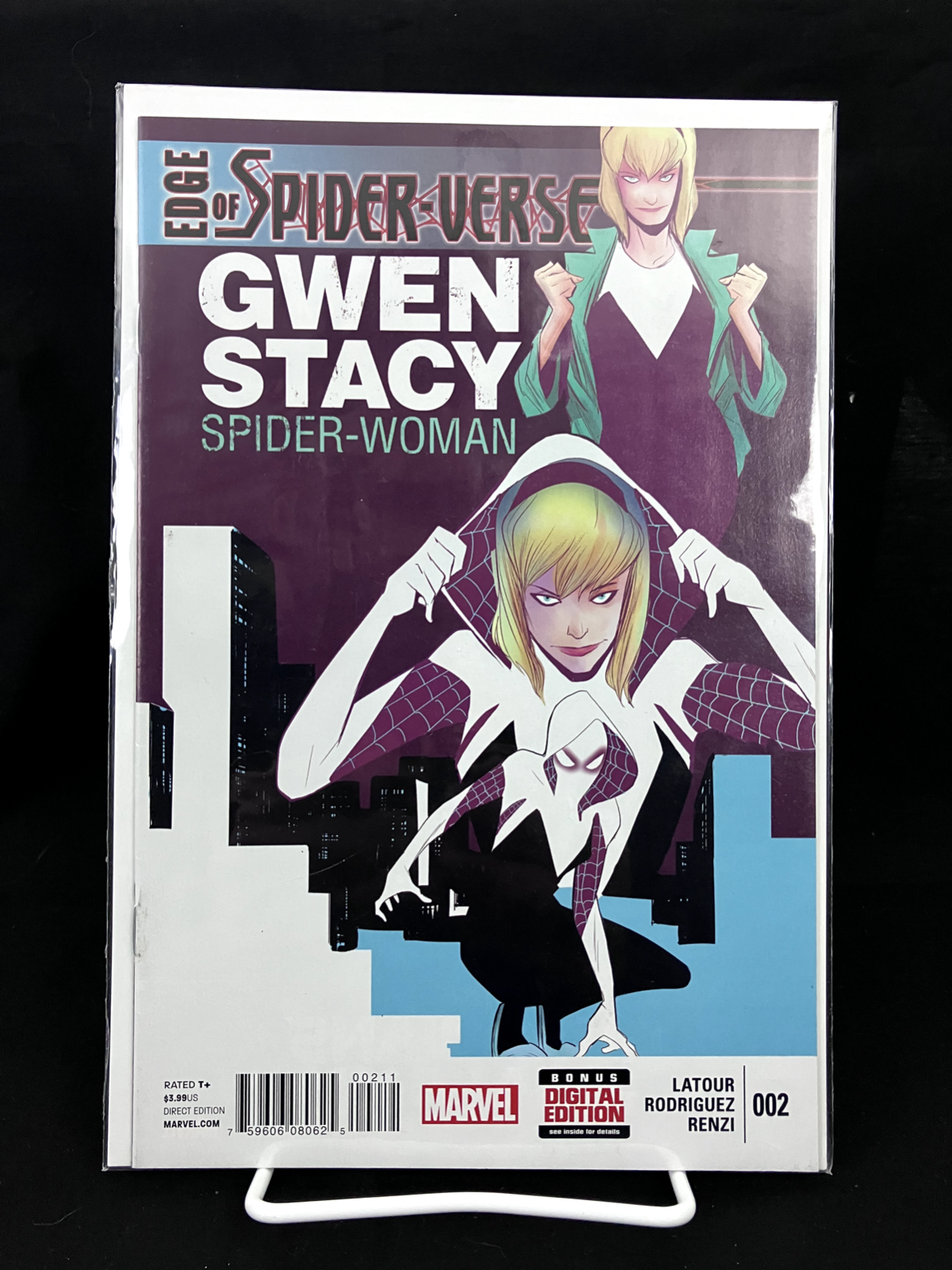 Edge of SpiderVerse 2 1st Print 1st Appearance SpiderGwen Marvel 2014