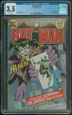 1973 Batman 251 DC CGC 35