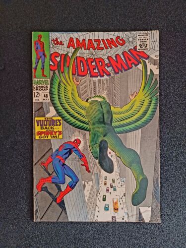 1967 AMAZING SPIDERMAN 48 VF FIRST APPEARANCE OF THE NEW VULTURE