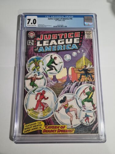 DC Comics 1962 Justice League of America 16 CGC 70