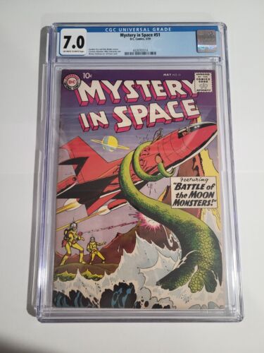 MYSTERY IN SPACE 51 CGC 70 UNDERGRADED  RARE  1 of the TOP 3 Silver Age DC