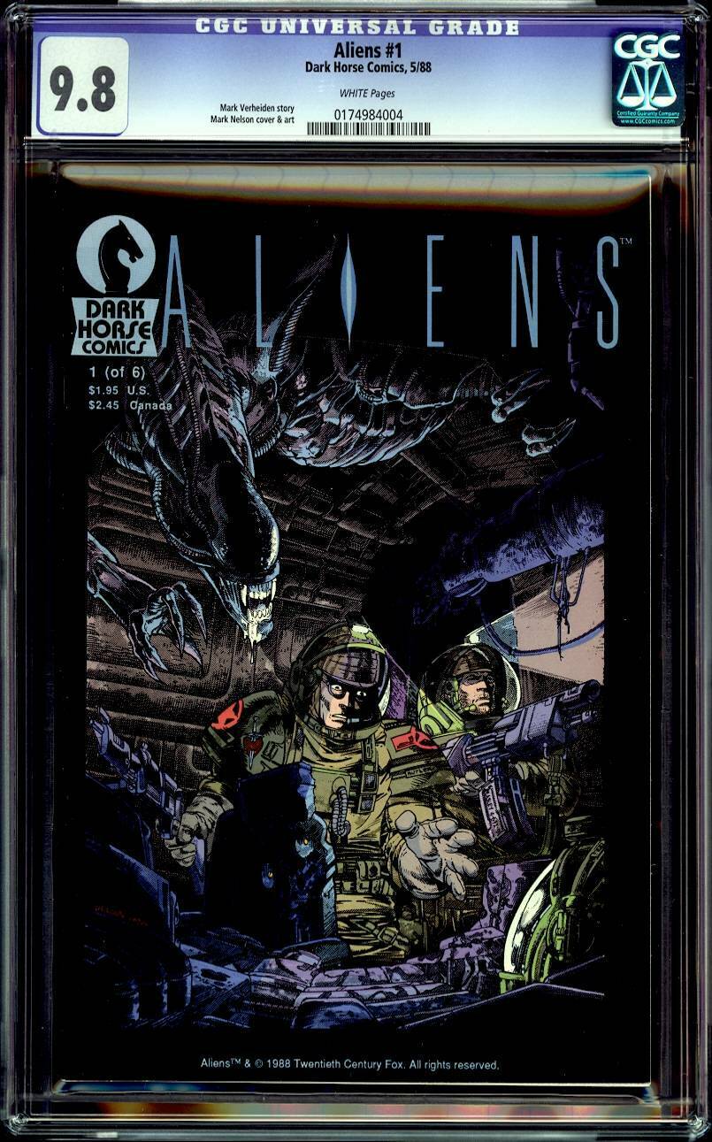 Aliens 1 CGC 98 Dark Horse Comics 1988 1st Print