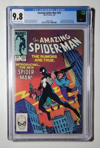 Amazing SpiderMan 252 1984 CGC 98 1st Symbiote Black Suit