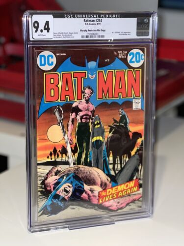 Batman 244 1972 CGC 94 Pedigree Murphy Anderson File Copy Classic Neal Adams