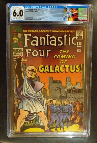 Fantastic Four 48 CGC 60 Key 1st Appearance Silver Surfer Galactus Custom Label