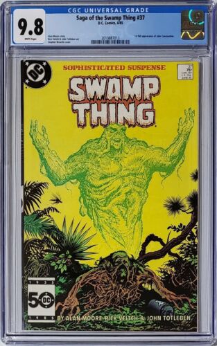 Swamp Thing 37 CGC 98 DC Comics 1985 1st App of John Constantine Hellblazer