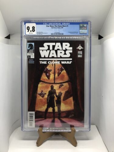 Star Wars Clone Wars 1 CGC 98 1st App AHSOKA TANO  CAPT REX