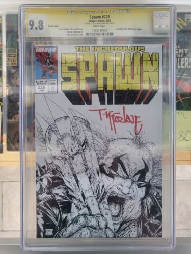 SPAWN 226 CGC 98 SKETCH VARIANT HULK 340 HOMAGE SIGNED BY MCFARLANE 