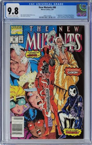 New Mutants 98 CGC 98 Marvel 1991 Newsstand 1st Appearance of Deadpool