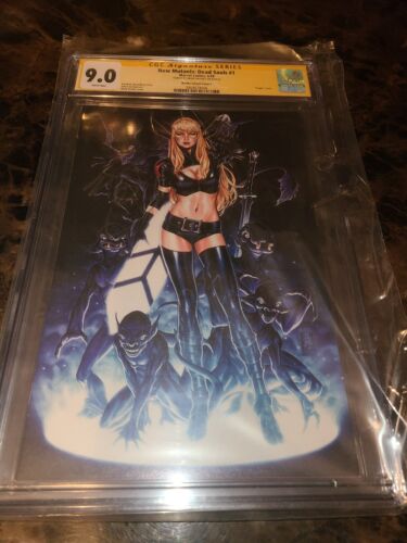 New Mutants Dead Souls 1 C Variant CGC 90 cbcs pgx SIGNED MARK BROOKS MAGIK