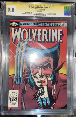 Wolverine Limited Series 1 Cgc 98 Signed By Stan Lee