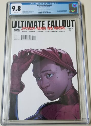 ULTIMATE FALLOUT 4 CGC 98 PICHELLI 2nd PRINT VARIANT 1st MILES MORALES 2011 