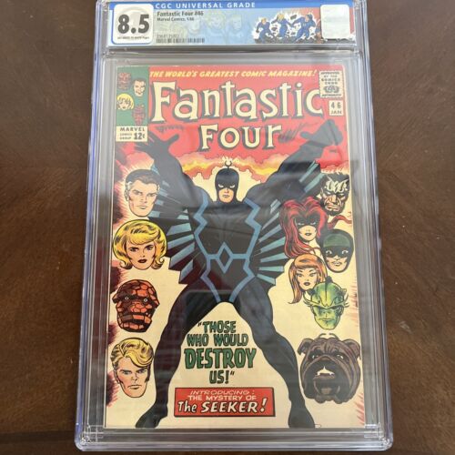 Fantastic Four 46 CGC 85 1st full apperance of Black Bolt MCU 