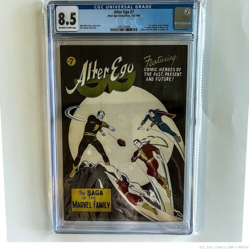 Alter Ego 7 CGC 85 1964 1st unofficial Black Adam cover  2nd Appearance