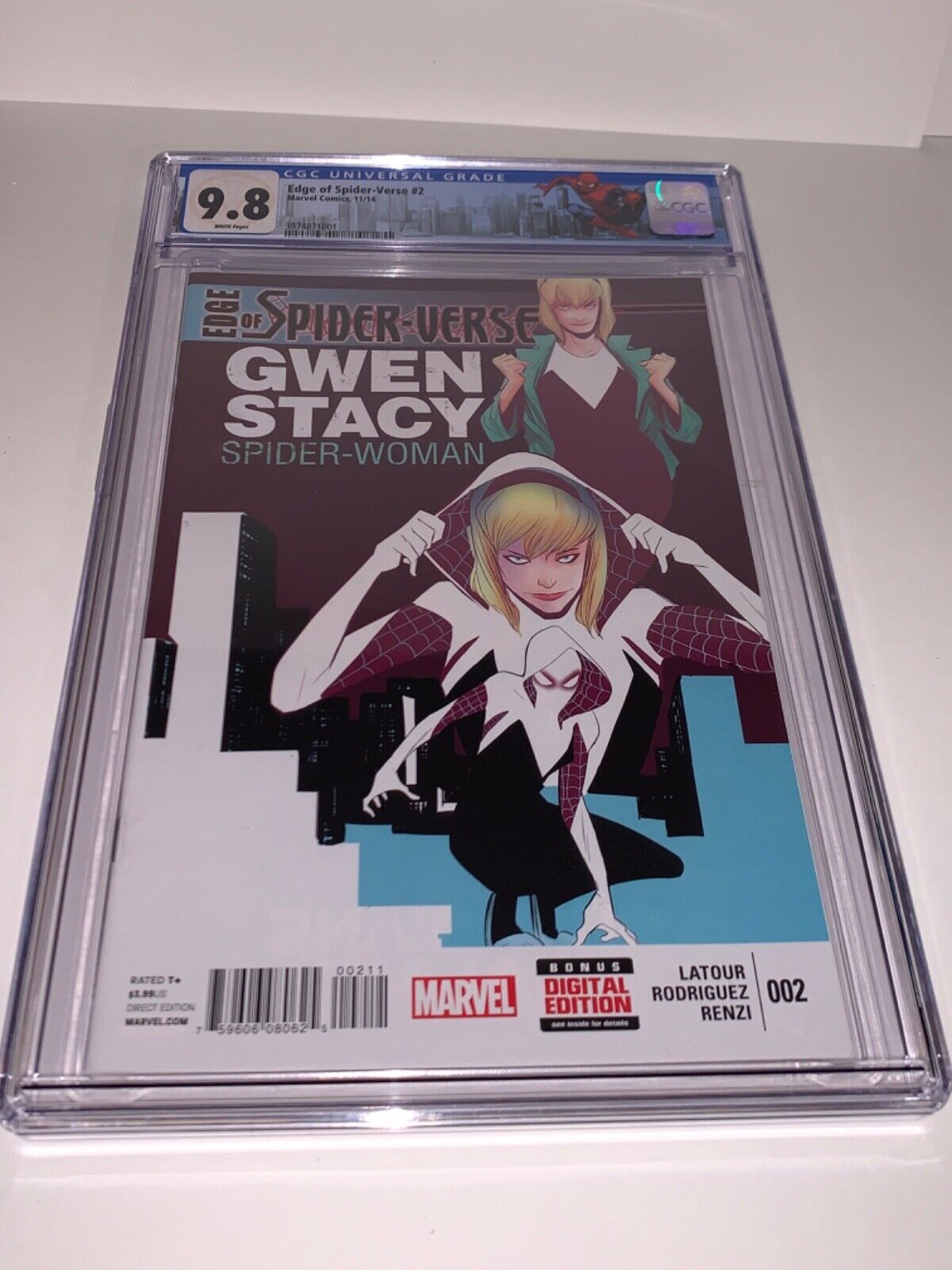 Marvel edge of spiderverse 2 CGC 98 Marvel Comics