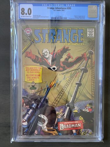 Strange Adventures 205 CGC 80 OWW 1st Deadman