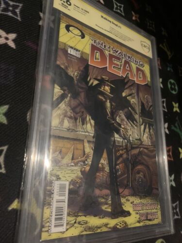 Walking Dead 1 CBCS 96 SS Signed Jon Bernthal Like CGC Shane Marvels Punisher