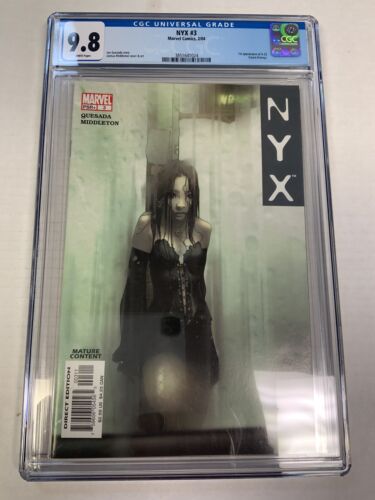 NYX 3 Marvel 2004 CGC 98 1st App Appearance X23 Laura Kinney