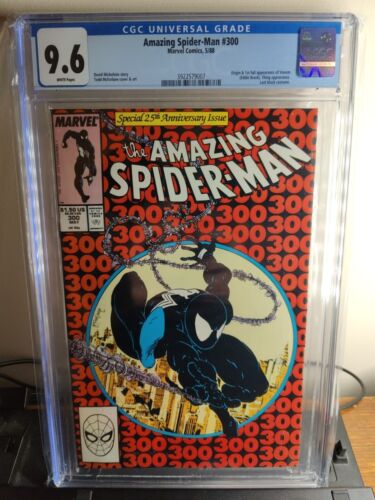 Amazing SpiderMan 300 CGC 96 First Appearance Venom Todd McFarlane Key Comic