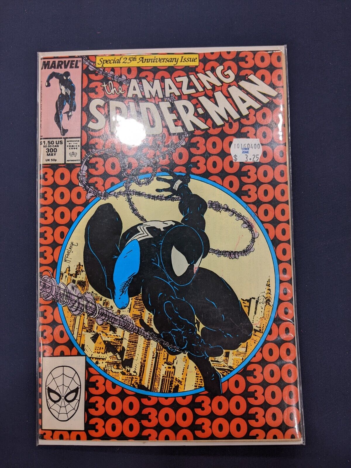 The Amazing SpiderMan 300 Mcfarlane 1st Appearance of Venom Ungradedmarked