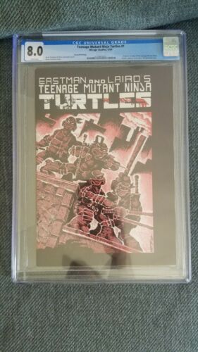 Mirage Teenage Mutant Ninja Turtles 1 CGC graded 80 White Pages 2nd print tmnt