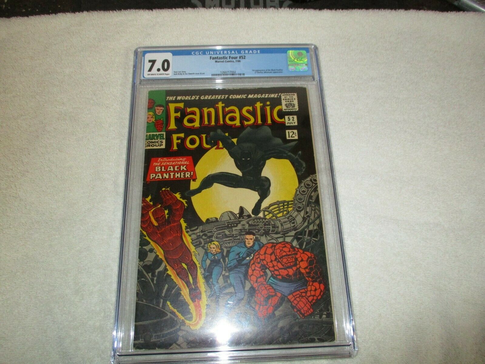 Fantastic Four 52 CGC 70 Jul 1966 Marvel first appearance of Black Panther