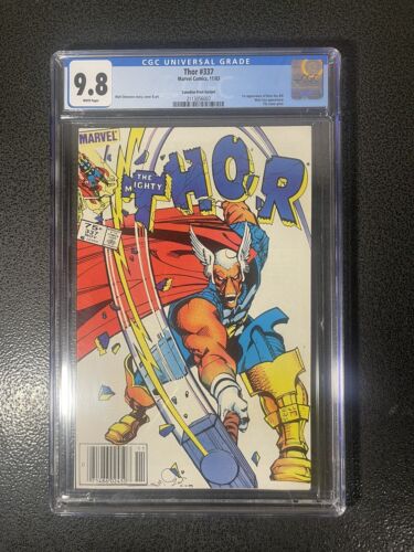 Thor 337 CANADIAN PRICE Variant CGC 98 2113056007 First Beta Ray Bill