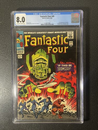Fantastic Four 49 1966 CGC 85 2104817008 First Galactus 2nd Silver Surfer