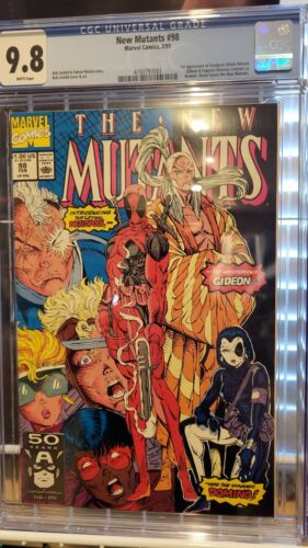 New Mutants 98 1991 CGC 98 1st Deadpool