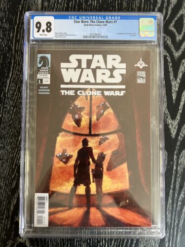 Star Wars The Clone Wars 1 CGC 98 Dark Horse 2008 1st Ahsoka Tano